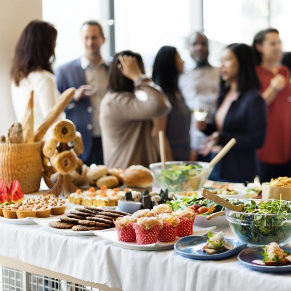 Brunch Choice Crowd Dining Food Options Eating Concept